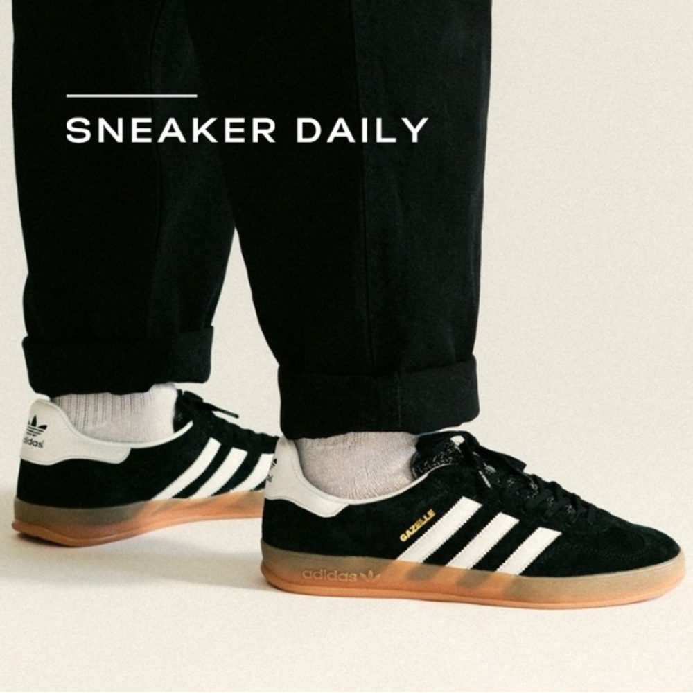 Adidas Originals Gazelle Indoor Black Sneakers Women’s 6.5/7